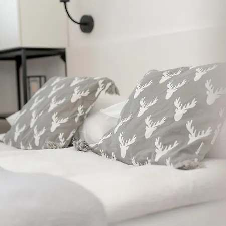 Daire Modern White Studio With Furnished Balcony In By Renters Wroclaw
